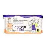 Dukes home wonders салфетки с моющим составом для посуды и уборки аромат бамбук 40 шт