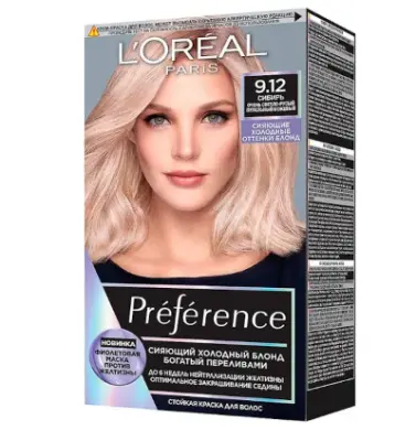 L'oreal Preference cool blonds 9.12 siberia 950 