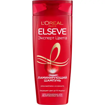 Elseve ламинирующий шампунь эксперт цвета для окрашенных или мелированных волос 250 мл 