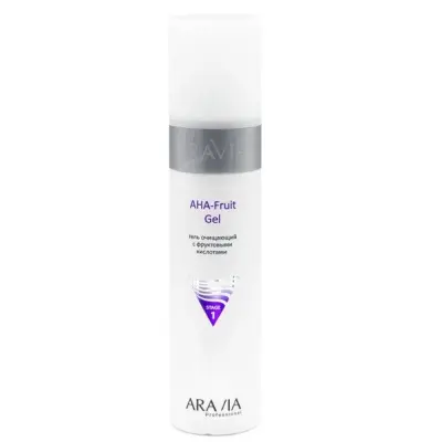 Aravia Professional гель очищающий с фруктовыми кислотами AHA - Fruit Gel 250мл 