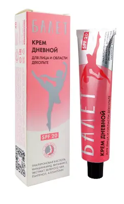 Балет крем дневной для лица и области декольте spf 20 40 г 