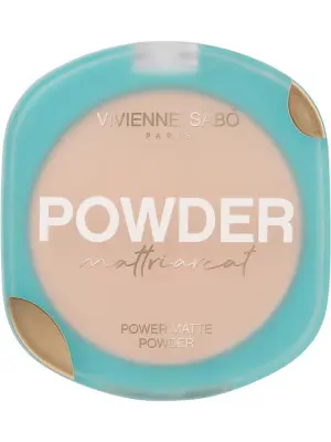 Vivienne Sabo пудра компактная матирующая poudre mate puissante mattriarcat тон 02 