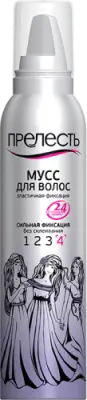 Прелесть мусс сильная фиксация 160 мл 
