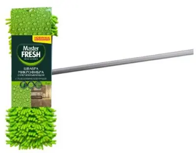 Master FRESH швабра флеттер телескоп микрофибра с длинным ворсом 1 шт 
