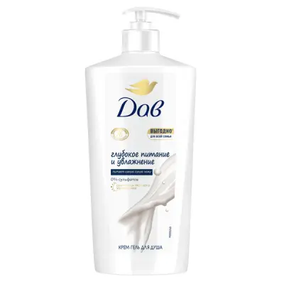 Дав гель для душа глубокое питание и увлажнение 610 мл 