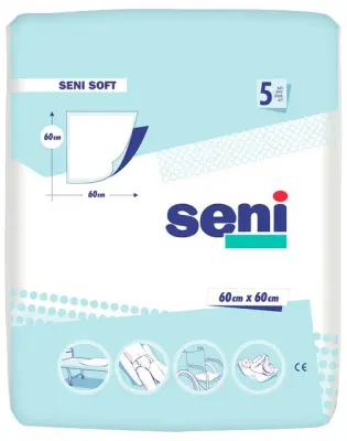 BELLA Пеленки гигиенические SENI по 5 шт 60*60 soft 