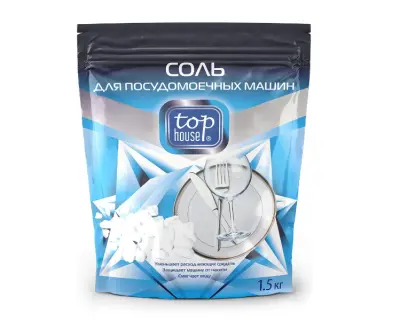 Top House соль для посудомоечных машин 1.5 кг 