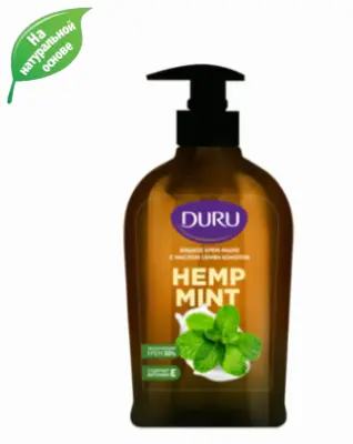 Duru жидкое крем мыло для рук с c маслом семян конопли 300 мл 
