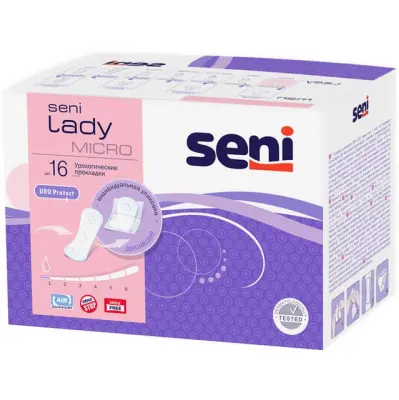 BELLA Прокладки урологические SENI LADY Micro 16шт 