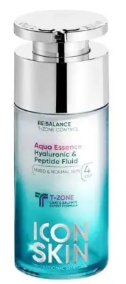 Icon Skin увлажняющий флюид  с пептидами и гиалуроновой кислотой aqua essence 30 мл 
