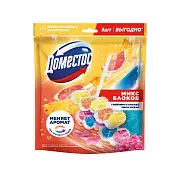 Доместос блок для очищения унитаза свежесть цитруса и цветочный букет 2X50+3X50 гр