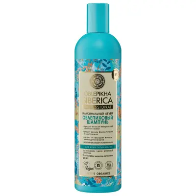 Oblepikha Siberica шампунь для всех типов волос облепиховый 400 мл 