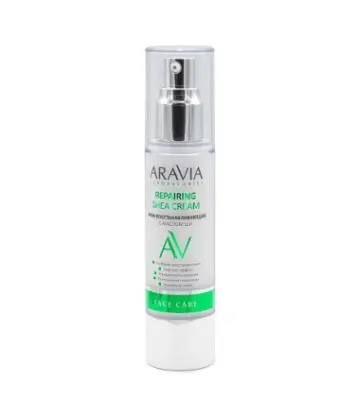 Aravia Laboratories крем восстанавливающий с маслом ши Repairing Shea Cream 50мл 