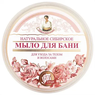 Травы и сборы Агафьи мыло для бани цветочное 500 мл 