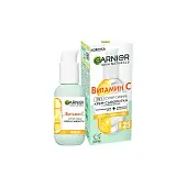 Garnier крем сыворотка с витамином с для лица 2 в 1 супер сияние spf 25 50 мл