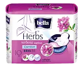 Прокладки BELLA HERBS Tilia softiplait с экстрактом вербены 10шт