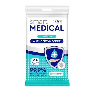 Smart medical №20 салфетки антисептические 