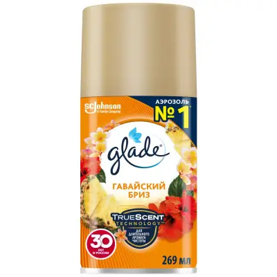 Glade automatic запасной баллон гавайский бриз 269 мл 