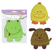 Мультидом мочалка забава друзья 1шт