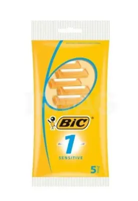 BIC станки одноразовые 1 Sensitive с одним лезвием 5шт 