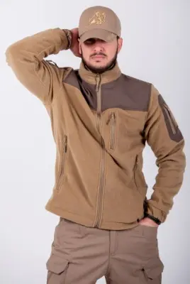 Black Rams Uniform Мужская Флисовая куртка  BRО 1006 Беж M 