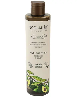 Ecolatier green гель для душа питание сила серия organic avocado 350 мл 