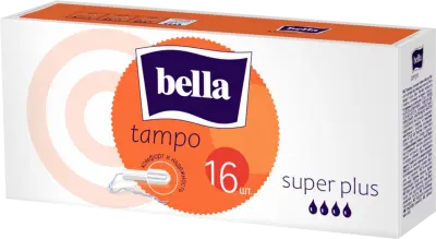 BELLA Тампоны женские гигиен. без апплик. comfort  марки 'tampo bella' Super Plus по 16шт 