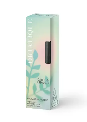 Oriatique аромадиффузор citrus leaves бергамот морская соль цедра лимона 40 мл 