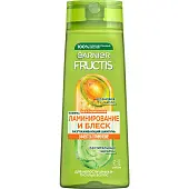 Garnier Fructis шампунь ламинирование и блеск 400 мл