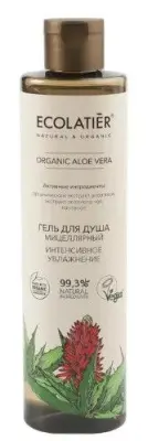 Ecolatier green мицеллярный гель для душа интенсивное увлажнение серия organic aloe vera 250 мл 