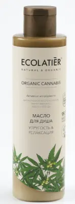 Ecolatier GREEN масло для душа Упругость и Релаксация Серия ORGANIC CANNABIS 250мл 