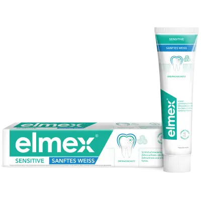 Elmex зубная паста сенситив отбеливающая 75 мл 