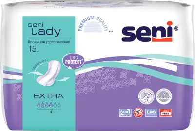 Прокладки урологические BELLA SENI LADY Extra 15шт 
