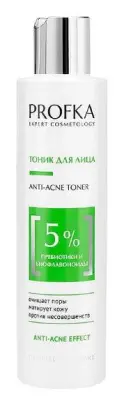 PROFKA тоник для лица anti acne toner с пребиотиками и биофлавоноидами 200 мл 