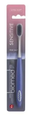 Biomed зубная щётка комплексная  pink salt для бережной чистки чувствительных зубов и десен мягкая 