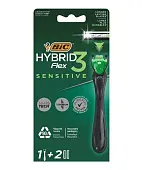 BIC FLEX 3 HYBRID SENSITIVE Станок+2 кассеты (три лезвия)