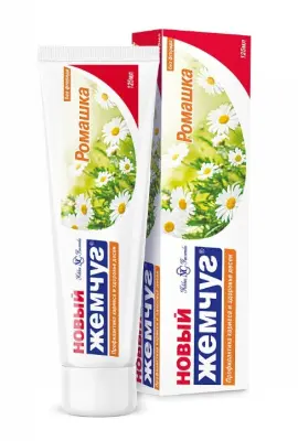 Новый Жемчуг зубная паста ромашка 125мл 