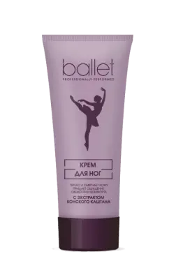 Ballet крем для ног c экстрактом конского каштана 80 мл 