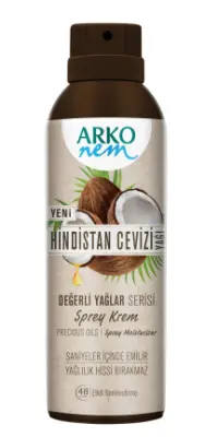 Arko nem увл крем спрей для рук и тела с маслом кокоса 150мл 