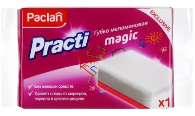 Paclan губка меламиновая Practi Magic 1шт 