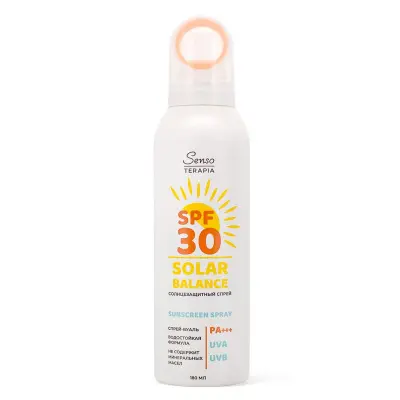 Senso Terapia солнцезащитный спрей solar balance spf30 ра+++ 180мл 