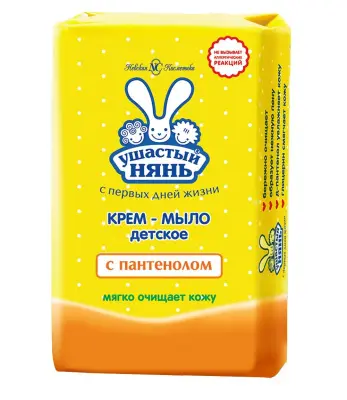 Ушастый Нянь крем мыло с пантенолом 90г 