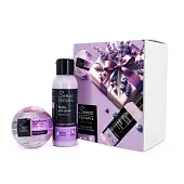 Подарочный набор purple pleasure гель для душа для сладких снов sleepy sheepy 90 мл черничная витаминная бомбочка для ванны  merry berry