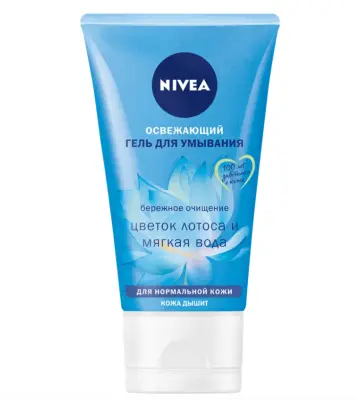 Nivea гель для умывания освежающий для норм и комб кожи 150 мл 