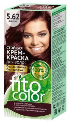 Фитокосметик краска для волос FitoColor тон 5.62 Бургунд 