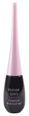 Vivienne Sabo подводка для глаз Charbon Waterproof тон 01 Угольно-черная, водостойкая, жидкая 