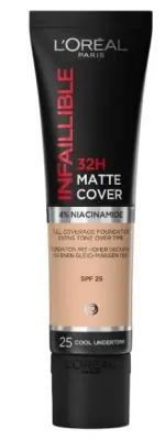 L'OREAL ИНФАИБЛЬ МАТ 32ч тон  крем 25 