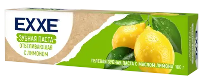 Exxe зубная паста отбеливающая с лимоном 100 гр 