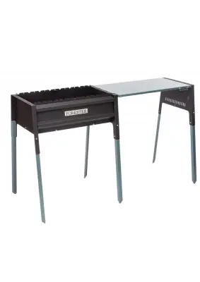 Forester термо мангал 65х36 со столом крышкой 