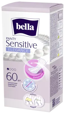 BELLA Прокладки ежедневные PANTY SENSITIVE Elegance, 60 шт 